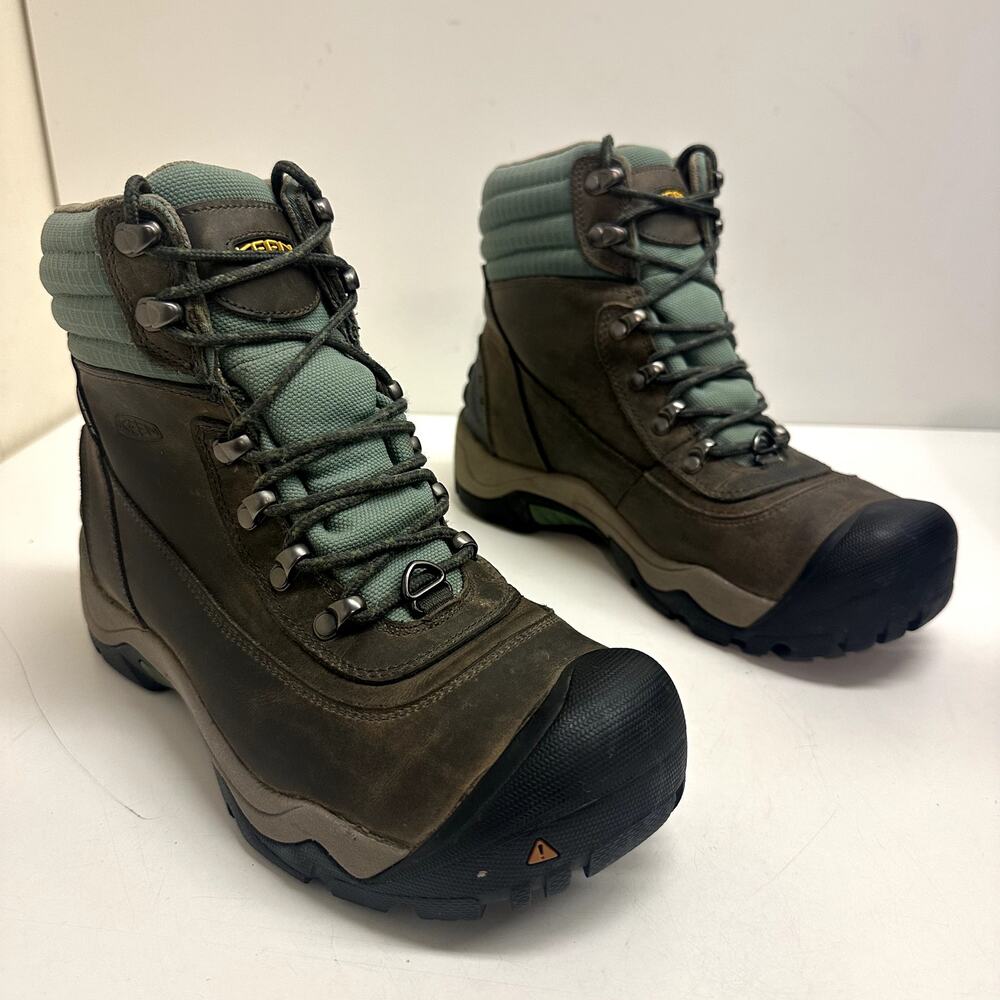 EXCELLENT KEEN Women Revel II Snow Boots Insulated Waterproof Leather Hiking 9.5 - Picture 4 of 11